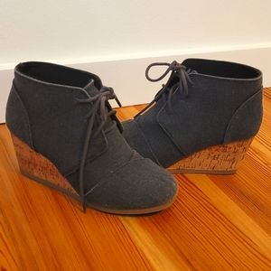 Cork Ankle Booties